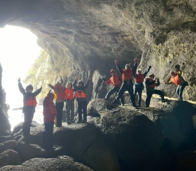 【KUMAKUMA取材部】 熊野水軍ゆかりの島「九龍島」で洞窟体験! 【KUMAKUMA取材部】 熊野水軍ゆかりの島「九龍島」で洞窟体験!